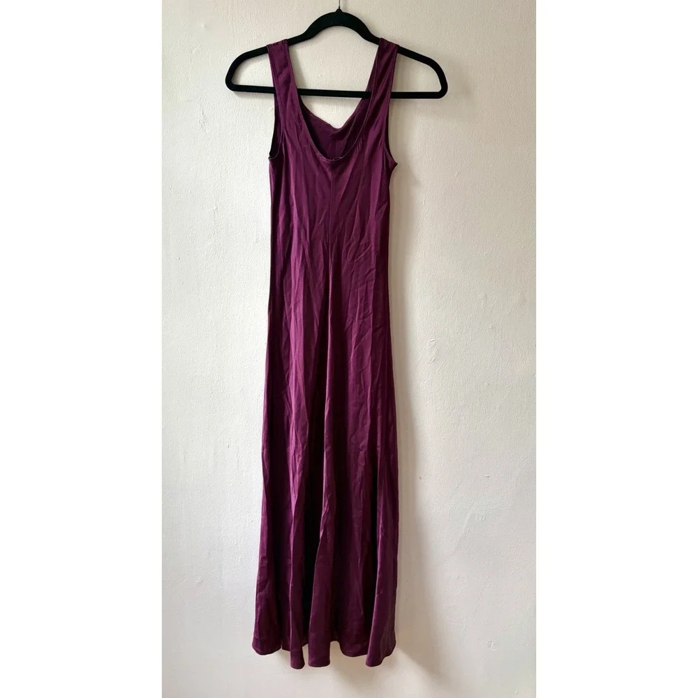 Betsey Johnson Vintage 100% Silk Dress Bias Cut Made In USA Size P - Picture 2 of 8
